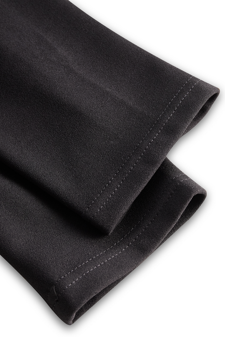 Sorcha – Refined Dress with Belt & Mandarin Collar