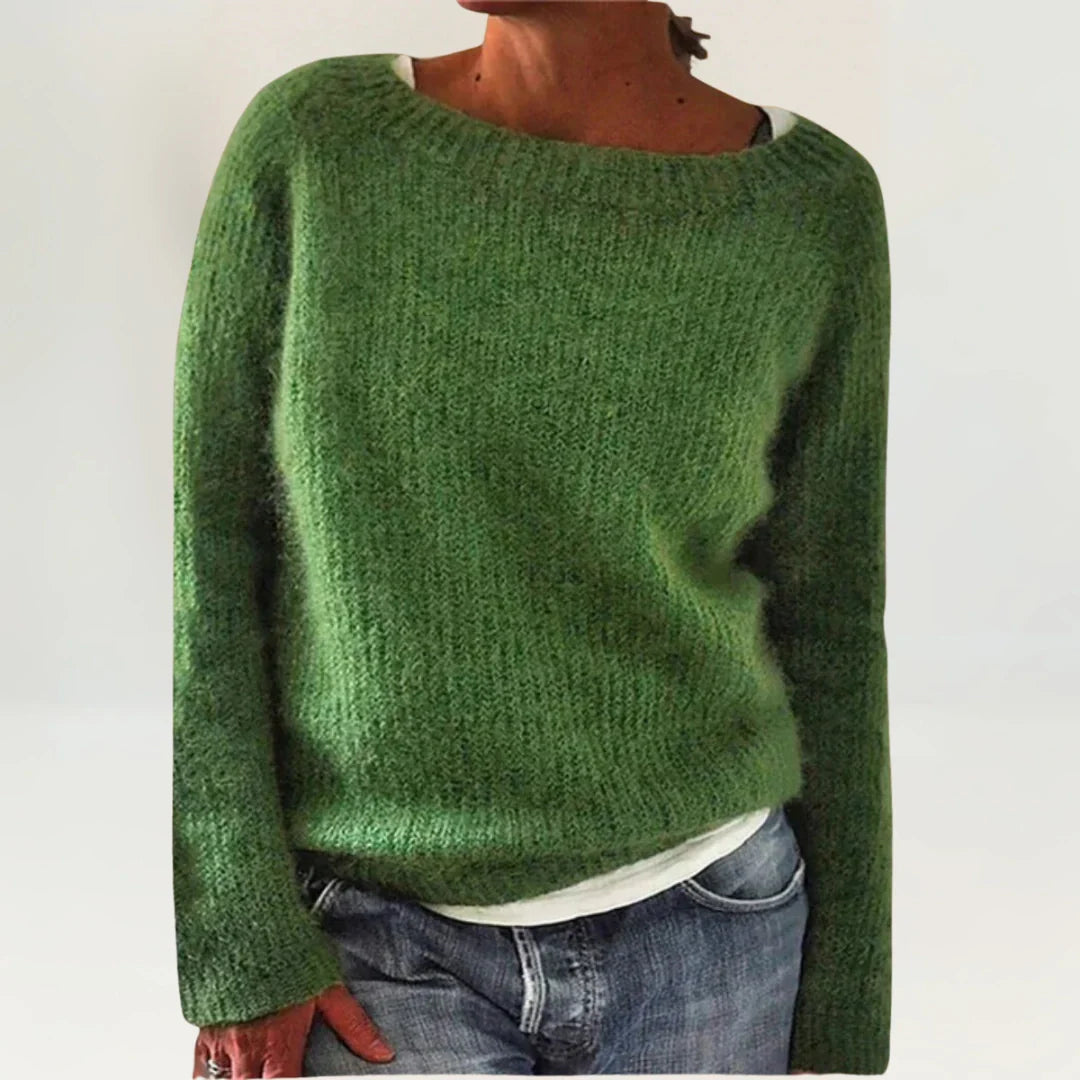 SUZY | COZY SWEATER GREEN