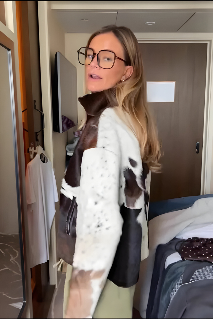 Neasa – Patterned Zip Jacket