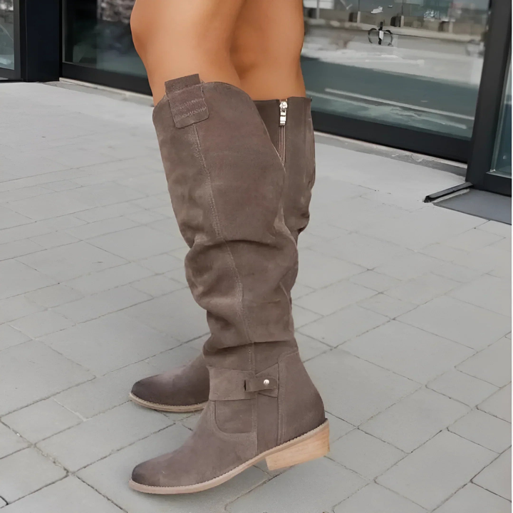 Grace® | Stylish Suede Knee Boots