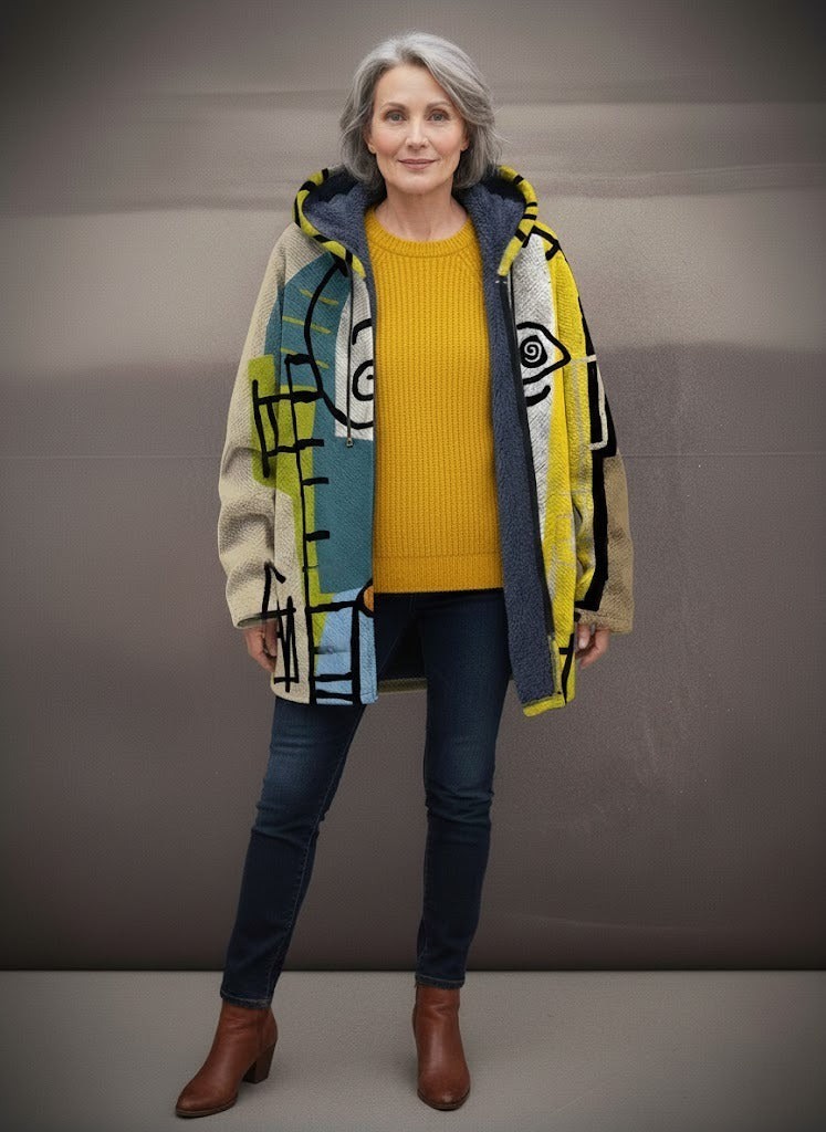 Liset | Luxury cardigan inspired by art