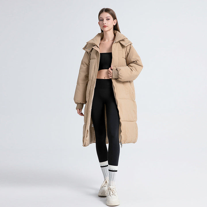 Nora | Classic Hooded Long Puffer Coat