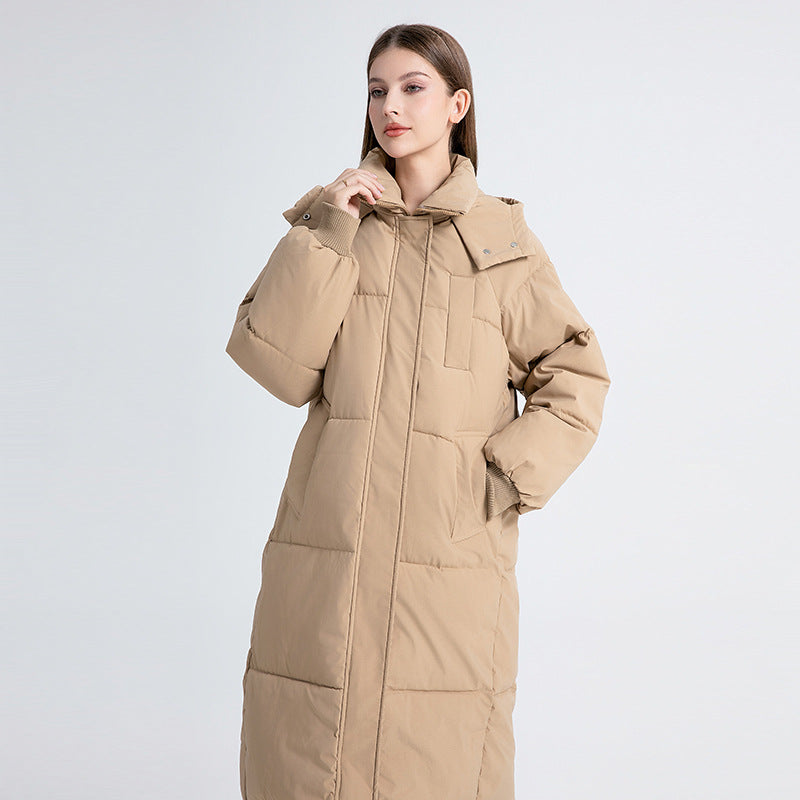 Nora | Classic Hooded Long Puffer Coat