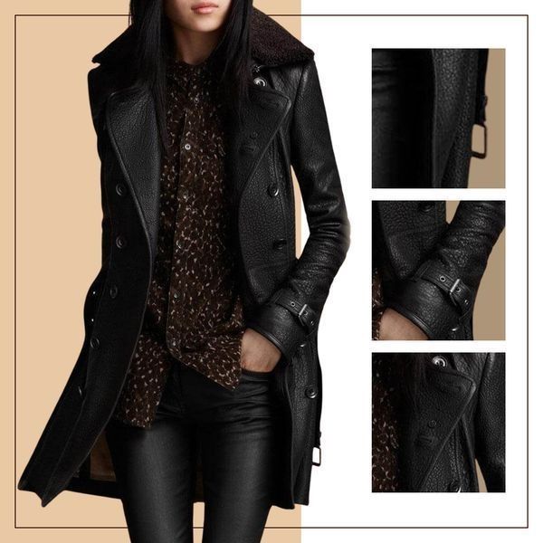 Siobhán – Luxurious Leather Coat