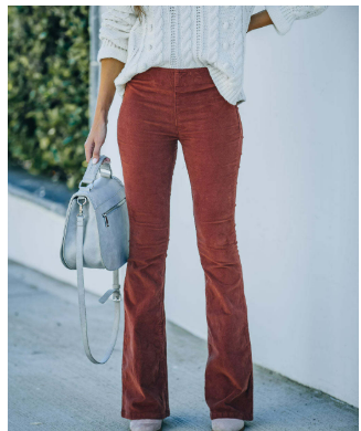 Alannah – Classic Corduroy Flare Trousers