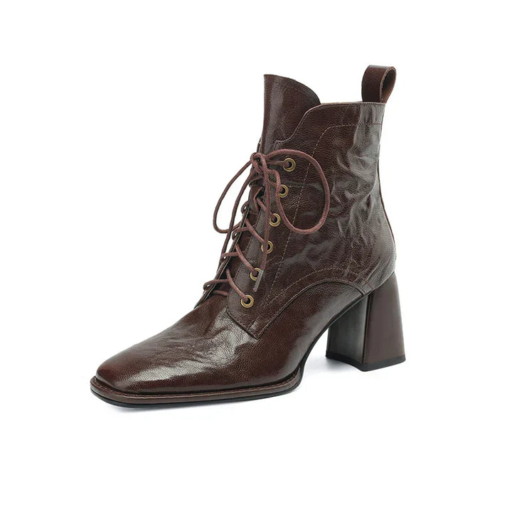 Virelia™| Leather Ankle Boots