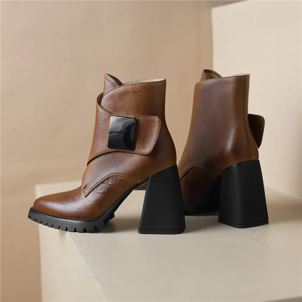 Parvoria™| Chunky Ankle Boots