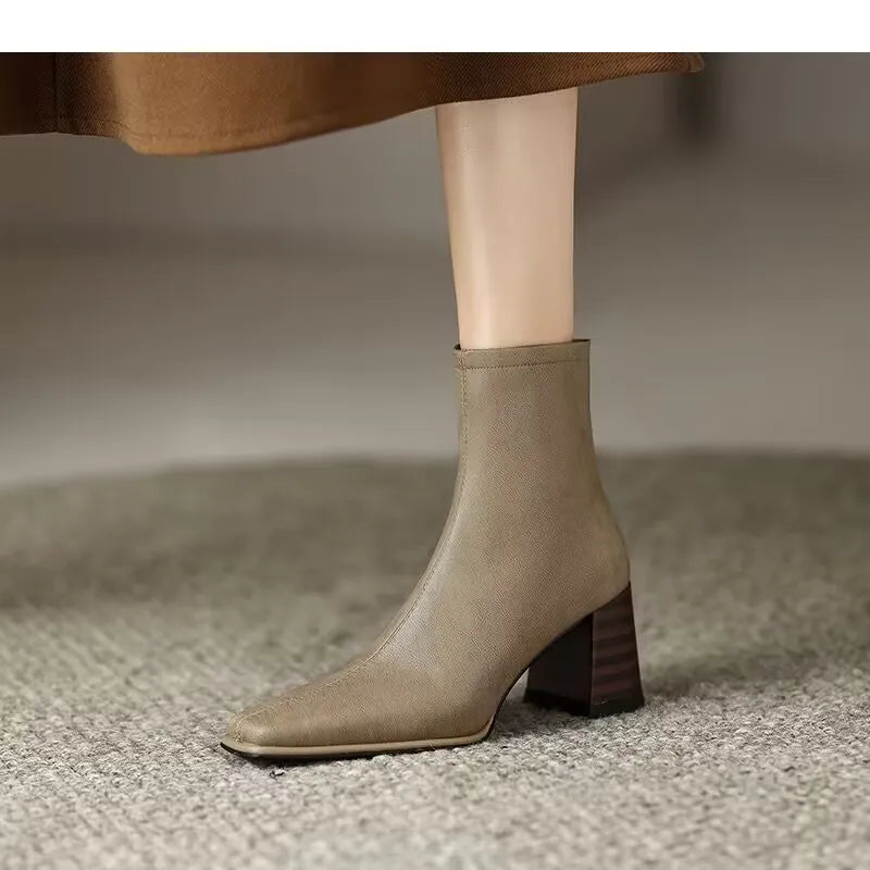 Helyria™| Leather Ankle Boots