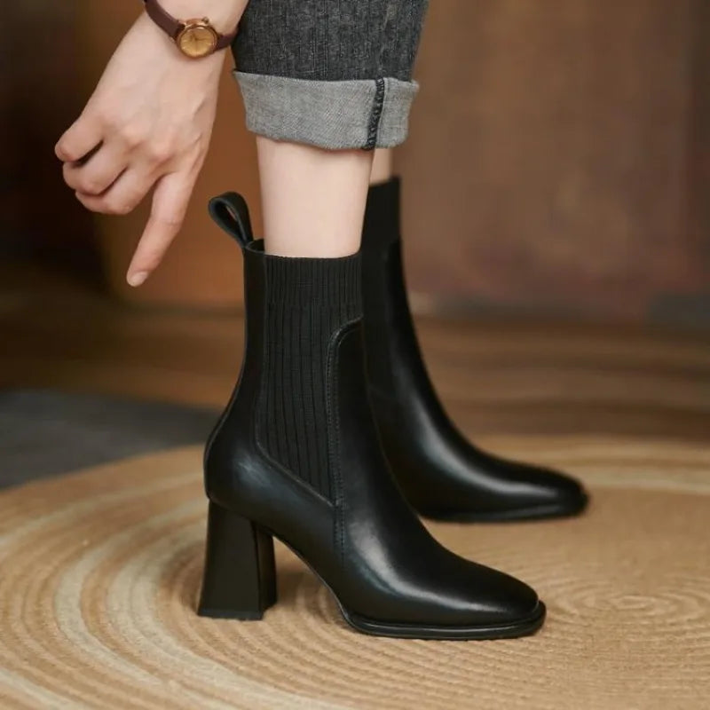 Lorivane™| Square Ankle Boots