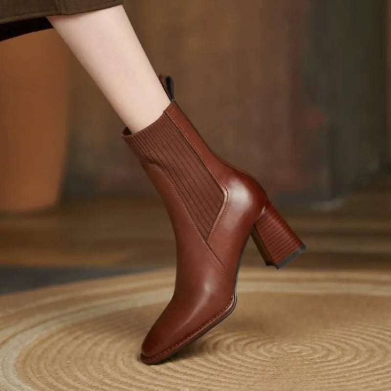 Lorivane™| Square Ankle Boots