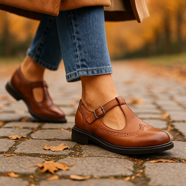 Tara – Classic Leather Mary Janes