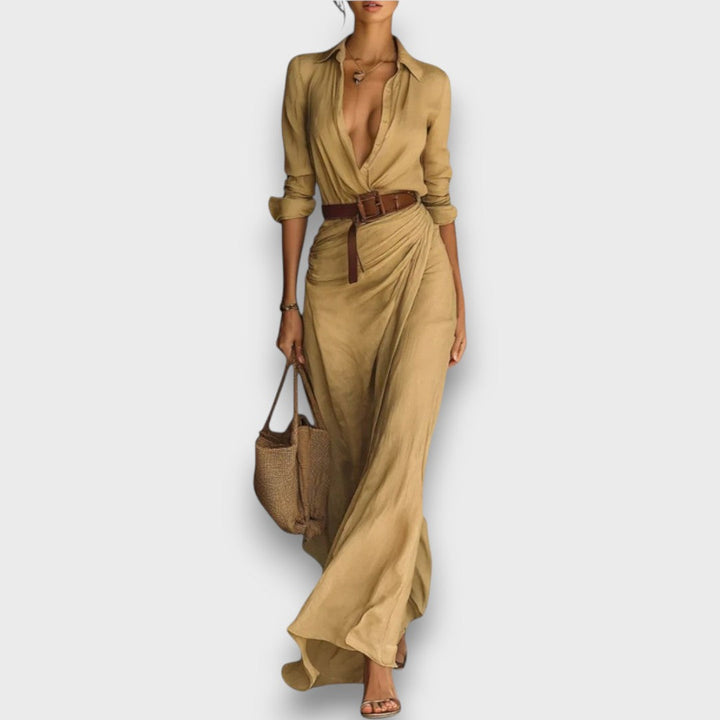 Maeve – Wrap Dress with Waist Belt
