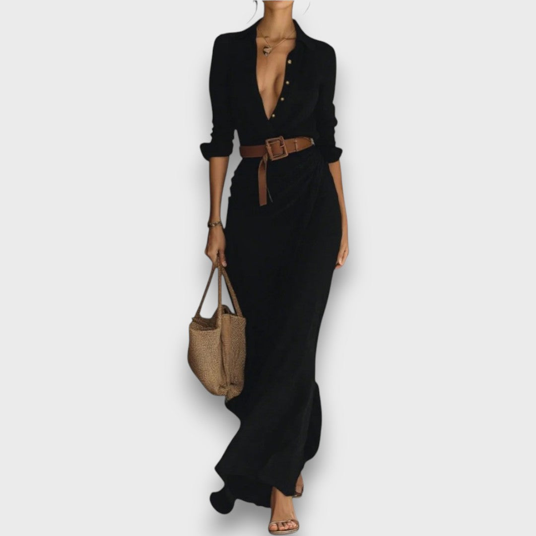 Maeve – Wrap Dress with Waist Belt