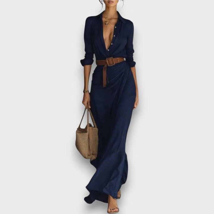 Maeve – Wrap Dress with Waist Belt