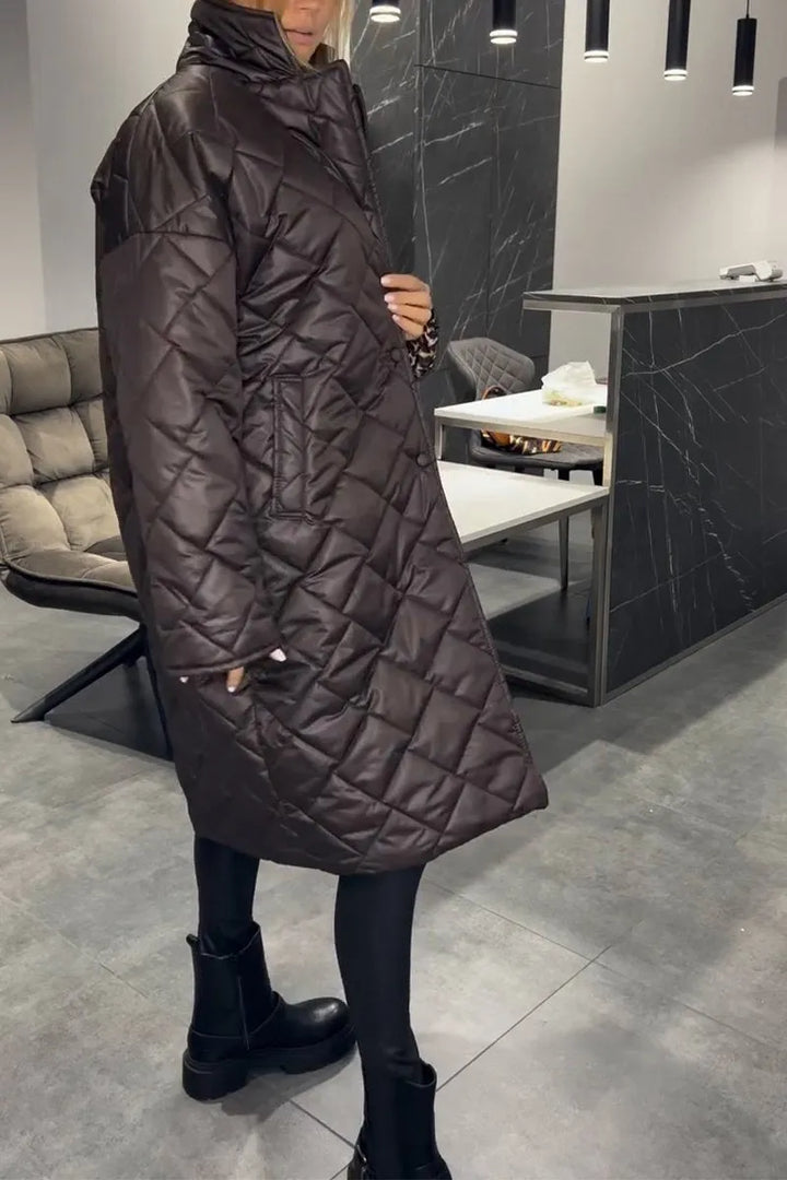 Máonait – Quilted Mid-Length Coat