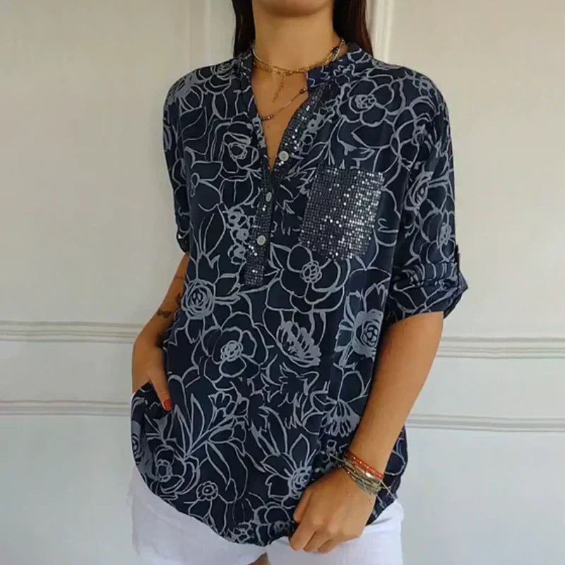 Dairine – Floral Blouse