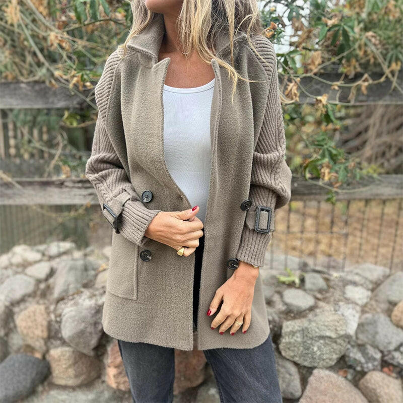Ella | Mid-Length Double-Breasted Coat